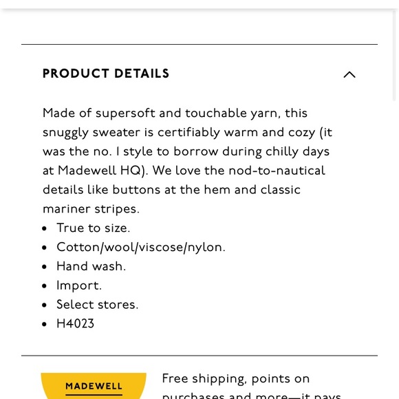 Madewell Mariner Striped Turtleneck Sweater - Picture 11 of 11